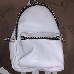 French Connection Small/Mini Light Grey Backpack
